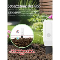Tuya Zigbee Soil Tester, App Control, Z2M Compatible, Battery Powered for Greenhouse & Potted Plant Monitoring