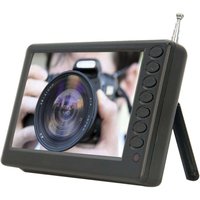 5-14" Portable Digital Mini TV: Rechargeable Pocket TV with DVB-T Battery, FM Radio, PVR & USB Input for Travel Outdoor Home Use