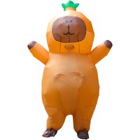 Adult Capybara inflatable costume cartoon animal one-piece inflatable novelty funny Halloween cosplay party