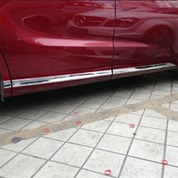 WELKINRY For Honda Odyssey RC 5th Gen 2013-2023 ABS Chrome Outer Car Body Door Side Moulding Bar Cover Trim