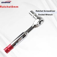 Gemfan 1/4" Ratchet Screwdriver Socket Wrench 8mm For RC Drone Propeller