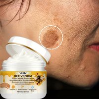 Bee Venom Brightening Cream, Evens Out Skin Tone, Eliminates Dark Spots and Dullness - Non-Greasy, Suitable for Both Men and Women - Whitening and Moisturizing Cream, for Day and Night Use - 60g