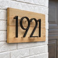 125mm Floating House Number Outdoor 5 inch Metal Letter Apartment Door Numbers Mailbox Address Sign #0-9 With Screws 4 Colors