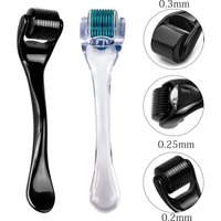 0.2/0.25/0.3mm Derma Roller for Hair Beard Grow Facial Skin Face 540 Microneedles Cosmetic Needles Beauty Tool for Women and Man