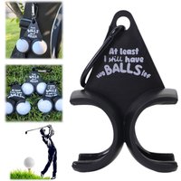 3D Printed Golf Ball Holder Funny Golf Accessory Clip On Tee Bag Belt For Men Portable Training Gift