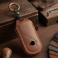 Car Remote Key Case Cover Shell For BMW MINI J01 J05 U25 F65 F66 2024 Leather Key Protection Cover