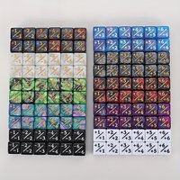 24pcs Magic Party Counting Dice Set With Starry Sky Design - Perfect For Mtg Card Games & Magic Games Enhance Math Skills