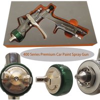 W400 HVLP High Atomization Automotive Paint Spray Gun Plum Blossom Nozzle for Topcoat Clear Coat Water-Based Paint
