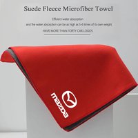 2-in-1 Microfiber Towel Car Cleaning Tools Rag Cloth For Mazda 3 CX5 CX30 MX5 CX3 CX9 CX7 MX3 MX6 CX50 CX60 CX70 CX80 CX90 RX7