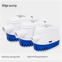 12V/24V Auto Bilge Pump 600-1100GPH Submersible for Marine Yacht Boat Engine - Rapid Water Drainage Pump