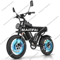 Hot Sale Ridstar Q20 Pro Fast Electric Bicycle Mountain Fatbike Electric Bike Dual Motor 750W Ebike Electr Bike Price