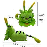 New Gnarpy Discovers The Internet Green Cat Plush Toys Stuffed Dolls Oft Pillow Home Decoration Dolls For Birthday Gift