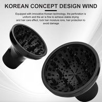 Barbershop Hairdryer Diffuser Cover Black Curling Hair Dryercover Barber Hair Diffuser Salon Home Curly Universal Styling Tools