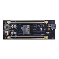 Well Made-Pcie4.0 X16 Slot Adapter Card With SFF-8654 8I Riser For Motherboard X4+X4 Split Support