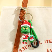 Christmas Gifts Silicone Bubble Keychain Spring Jumping Dolls Seals Kids Toys Hairband Decor Merry Christmas Theme Party Favors