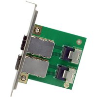 SAS Cable Mini SAS SFF-8088 2 Port to SAS Cable SAS 36Pin SFF-8087 PCBA Female Adapter With PCI Bracket Mini SAS to SAS Adapter
