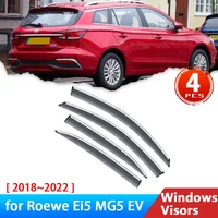4x Deflectors for Roewe Ei5 MG5 EV MG EP Station Wagon 2018~2022 Accessories Car Side Window Visors Rain Eyebrow Guard Sun Visor