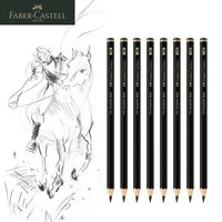 8Pcs Faber-Castell Graphite Pitt Matt Pencil Set HB, 2B, 4B, 6B, 8B, 10B, 12B, 14B Sketching Drawing Artists Quality Supplies
