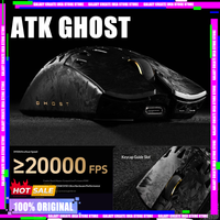 ATK GHOST Composite Carbon Fibre Mouse Hollow-out Gaming Wireless Bluetooth Mouse Paw3950 ultra 48g 0.163ms Lightweight PC Gamer