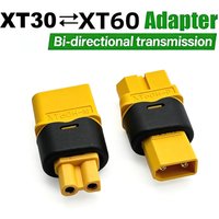 XT60 to XT30 Plug Adapter Converter Male/Female XT30 to XT60 Connector for RC FPV Drone Car Lipo NiMH Battery Charger ESC