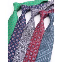 Vintage Ties Men's Fashion 8cm Graffiti Painting Floral Necktie For Men Wedding Business Soft Printing Tie Weding