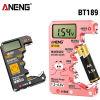 ANENG BT189 testeur de batterie universel pour Batteries C,AA,AAA,D,N,9V 6F22 1.5V 3V pile bouton indicateur de batterie outils électriques