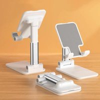 High Quality Desktop Tablet Holder Table Cell Foldable Extend Support Desk Mobile Adjustable Phone Holder Stand For All Phones