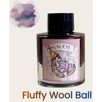 KittyInkpot Ink,Fluffy Wool Ball, Gradient Chromatography Sheen Writing Drawing Ink 35ml
