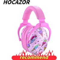 HOCAZOR Kid Earmuffs Noise Protection Safety Ear Muffs Protectors for Children Hearing Defenders Sensory Issues Noise Reduction
