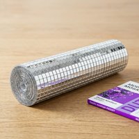 3PCS Mini Silver Mirror Mosaic Tiles Self Adhesive Square Acrylic Mirror Tiles 5x5mm Acrylic disco ball tape Art Supplies