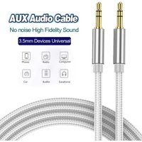 3,5 mm auf 3,5 mm AUX-Audiokabel 3,5 mm Klinke Lautsprecherkabel für JBL-Kopfhörer Auto Samsung Xiaomi Redmi 5 Plus Oneplus MP3 AUX-Kabel