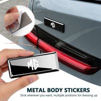 Car Body Sticker Aluminum Alloy Emblem Decoration Auto Stickers For MG ZS GS 3 5 6 7 Gundam 350 Parts TF hector HS