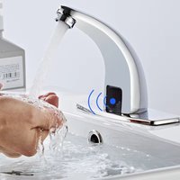 Automatic sensor faucet, countertop water-saving bathroom sink and toilet faucet, contactless faucet
