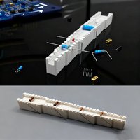 1 manual resistor lead bending tool, welding and stable installation, DIY electronic repair, efficient spacing