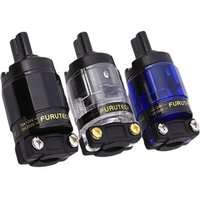 Hi-end Furutech F1-11 2 Pole C7 Connector HiFi Audio Adapter 8 Female IEC Power Plug