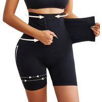 Flarixa Waist Trainer Tummy Control Shorts Panties Women High Waist Shapewear Butt Lifter Underwear Postpartum Body Shaper