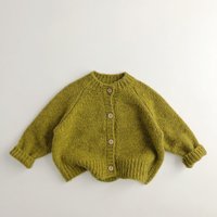 Herbst Kinder Lange Ärmel Stricken Mantel Solide Baby Mädchen Dicke Warme Pullover Strickjacke Kinder Jungen Gestrickte Jacke Kleinkind Kleidung