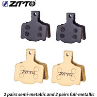 ZTTO 4 Paar MTB Fahrrad Halb-/Vollmetallische Bremsbeläge für Magura MT2 MT4 MT6 MT8 DK-17 MTS Sattel Mountainbike Scheibenbremsbeläge