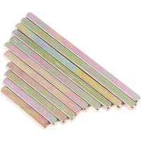 2PCS Seite Länge 8mm Türschloss Übertragung Stange Schloss Körper Platz Eisen Türgriff Pleuel Türschloss Zubehör