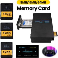 Memory Card Free Game Data Stick Module McBoot v1.966 8MB/16MB/32MB/64MB for Sony PS2 Playstation FMCB Game Saver