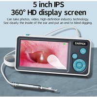 Ear Camera Otoscope Digital Otoscope with IPS Screen 1080P Ear Cleaner with Camera for Kid Home Ear Inspection
