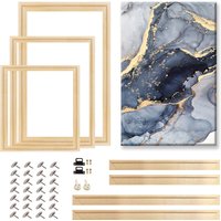 60x90 50x70 40x60 Natural Wooden Picture Frame For Wall Canvas Frame Diamond Painting Frame Picture Poster Wall Frame Home Decor