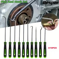 4/10PCS Auto Oil Seal Screwdrivers Set for O-Ring Gasket Clips Rings Removal Heavy Duty Automotive Maintenance Seal Hooks