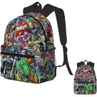 Mighty Morphin Power Ranger Student Backpack School Bag Hiking Travel Daypack for Boys Girls Fashion Bookbag Shoulder Bags