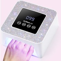 Diamond UV LED Nail Lamp 21LEDs Nail Dryer with Large LCD Display Salon Home Use Professional Gel Curing Lamp 4Timer Auto Sensor