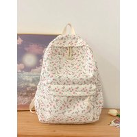 College Style Fashionable Cute Printed Backpack Large Capacity Multi Compartment Student Leisure Backpack Suitable for Daily Use