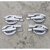 For Mitsubishi Outlander 2013-2021 High-quality ABS Chrome Door Handle Cover and Door Bowl Protection car covers