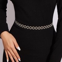 Fashion Luxury Women's Waist Chain Belt Vintage Body Jewelry Dress Chains Waistband Chain Belt Fashion Belts Office Lady Belts
