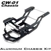 Aluminum Chassis Frame Kit for Tamiya CW-01 Lunch Box Unimog 406 Midnight Pumpkin Upgrades