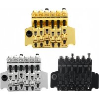 Miwayer Electric Guitar Double Locking Tremolo System Double Tremolo Bridge with Spring Stabilizer for 6 String Guitar Parts